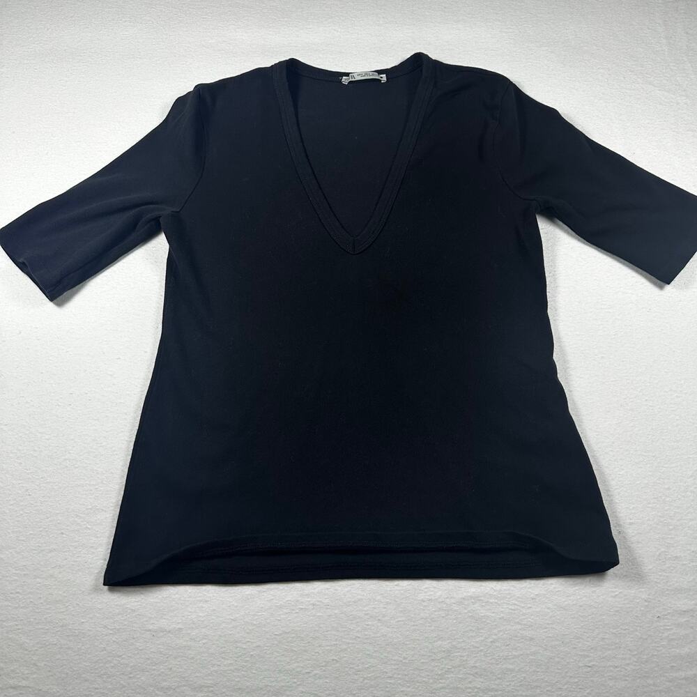 Zara V-Neck Tee SMALL